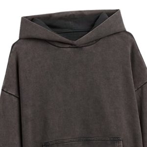 เสื้อฮู้ดโอเวอร์ไซส์วินเทจซักได้สำหรับทุกเพศ, เสื้อลำลองแบบสวมหัวธรรมดาเสื้อฮู้ดขนแกะหนาฤดูหนาว - Product Image 2