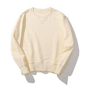 Vente en gros Broderie personnalisée Sweat-shirt à col rond surdimensionné Puff Technic de haute qualité pour hommes, en éponge française, en polaire douce écologique - Product Image 1