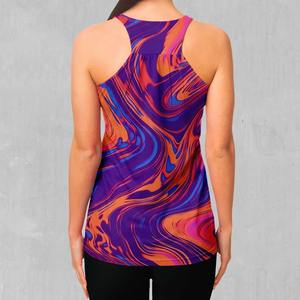 Nouveau débardeur femme été, couleur unie, coupe ajustée, tissu satiné avec logo frontal, séchage rapide et respirant - Product Image 3