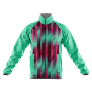 Veste coupe-vent zippée imperméable à logo personnalisé 100% veste de sport unisexe décontractée en nylon pour le printemps et l'environnement - Product Image 1