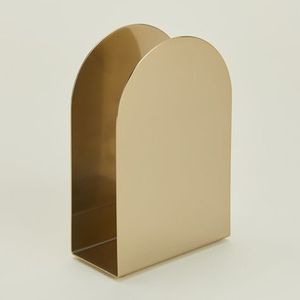 Handcrafted metal <b>napkin</b> <b>holder</b> with antique gold finished perfect for heritage inspired decor themes - Product Image 1