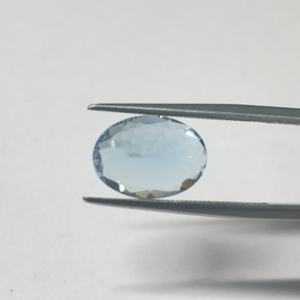 Aguamarina Natural, Beryl, Forma Ovalada, 3.15 Quilates, Color Azul Santa María, Piedras Preciosas Sueltas, Ovaladas, Certificadas, Calidad Superior - Product Image 6