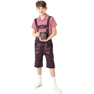 Oktoberfest Lederhosen <b>Shorts</b> Authentic Bavarian German Suede <b>Leather</b> <b>Shorts</b> Custom Traditional Outfit for Wholesale - Product Image 1