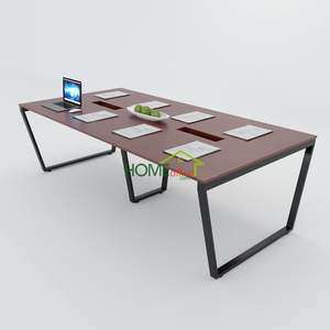 HBTC011 Contemporary Assembly Meeting <b>Table</b> 240x120 Trapeze Concept for <b>Office</b> Conference Room or Hotel Workspace - Product Image 3