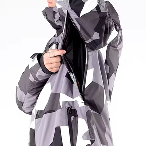 Fabrication de vêtements de neige d'hiver personnalisés pour l'extérieur combinaison globale imperméable et coupe-vent veste de ski grande taille pour hommes couleur personnalisée - Product Image 5