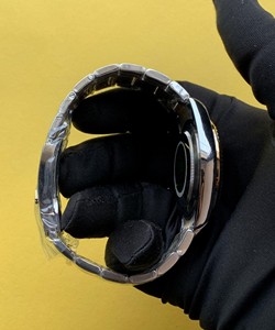 Lujo 41mm Bisel estriado de dos tonos Esfera verde Movimiento automático de acero inoxidable Reloj de pulsera mecánico para hombre al mejor precio - Product Image 5