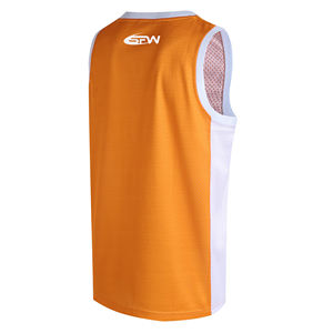 Ensemble Maillot et Short de Basketball Grande Taille pour Hommes – Logo Avant Personnalisé, Impression d'Équipe, Tissu Respirant en Maille 100% Polyester – Vente en Gros - Product Image 2