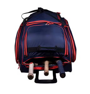 OEM Factory Custom Heavy-Duty Travel Wheeled Rolling Duffel <b>Bag</b> Trolley Roller Sport <b>Luggage</b> <b>with</b> Quality Cricket Kit <b>Bag</b> <b>Wheels</b> - Product Image 6