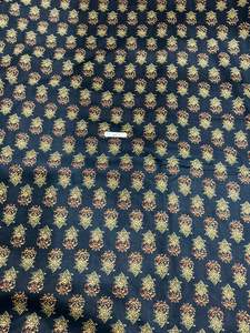 Tela de Algodón Cambray Ligera, Estampada a Mano con Bloques, Estilo Jaipuri Tradicional, 60x60, para Vestidos, Bolsos, Fundas y Ropa de Niñas - Product Image 2