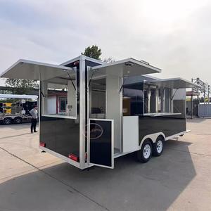 Standard Street Fast Mobile Coffee & Candy Aluminum Fiberglass Food Trailer Fast Food Truck - Product Image 4