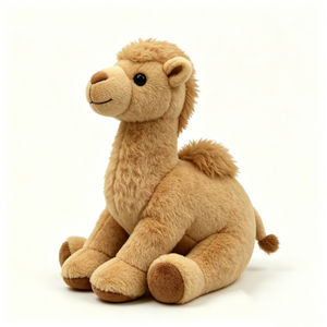 Juguete de camello de peluche, camello de peluche con una sola humba, animal de peluche de camello del desierto - Product Image 4