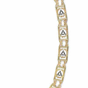 Precio bajo Worshipful Masters Collar Nuevo estilo Hecho a mano Vestido completo Masonic Regalia Collares de cadena - Product Image 3