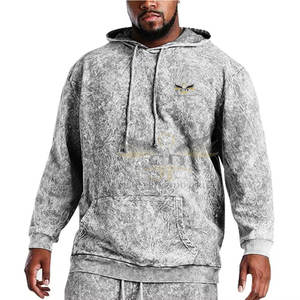 Nouveau modèle Meilleure vente Sweats à capuche délavés à l'acide pour hommes Vente en gros de sweats à capuche délavés à l'acide à quantité minimale de commande bas - Product Image 5