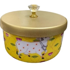 Recipientes para Especias, Té y Alimentos para la Cocina del Hogar, con Tapa Hermética, Diseño Decorativo Martillado, Bote de Metal de Cobre con Tapa de Madera - Product Image 2