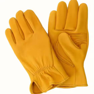 Guantes de trabajo de cuero Premium resistentes al calor fáciles de usar, guantes de trabajo antiestáticos antivibración sin silicona ni polvo - Product Image 6