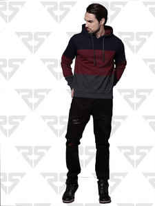 Polar de gran tamaño 320GSM Premium sudaderas con capucha Colores personalizados Sudaderas con capucha transpirables sudaderas con capucha panel de secado rápido para Unisex - Product Image 3