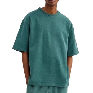 เสื้อยืดคอตตอนแท้ 100% รุ่นเฮฟวี่เวท ปี 2025 ทรงเรียบ ไหล่ตก ทรงปกติ เป็นมิตรกับสิ่งแวดล้อม แห้งเร็ว ระบายอากาศได้ดี รับสกรีนโลโก้ - Product Image 1