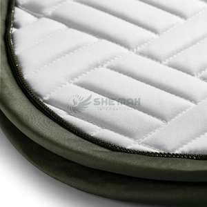 Coussin de cheval anglais matelassé élégant Doublure intérieure douce Tissu durable respirant pour le confort et le soutien des tapis de selle personnalisés - Product Image 5