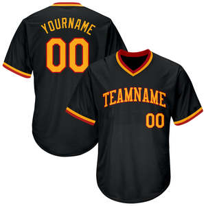 Camiseta personalizable 100% poliéster sublimación béisbol camiseta uniforme de porristas con patrón 3D transpirable - Product Image 2