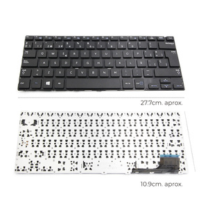 Teclado Negro para Samsung NP-9153S3G, Español, Ruso, Francés, Inglés, Membrana, Numérico, Material Plástico, Mecánico - Product Image 2