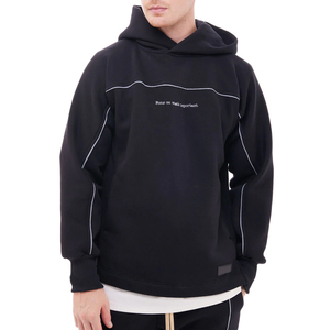 Streetwear personnalisé brodé Patchwork sweat à capuche en détresse Vintage acide lavage soleil fondu poids lourd sweat ensemble hommes survêtement - Product Image 4