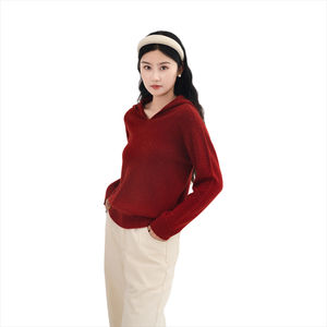 Sudadera informal sólida para mujer, Sudadera con capucha con estampado personalizado, jersey de otoño e invierno, jersey con capucha transpirable para mujer - Product Image 2