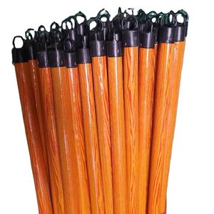 Bâton de vadrouille en bois de 120cm de long avec tête de balai en PVC pour le nettoyage et l'entretien ménager balais et pelles à poussière durables - Product Image 6