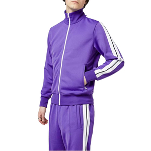 Survêtement unisexe à fermeture éclair, tenue deux pièces, vêtements de sport tendance, survêtement sur mesure pour les équipes, survêtement décontracté avec joggers - Product Image 4