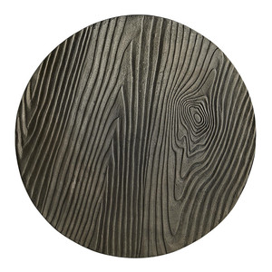 Mesa auxiliar de aluminio antiguo moderno tapa redonda hecha a mano de metal fundido para muebles de sala de estar y dormitorio - Product Image 4