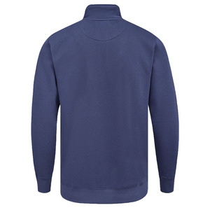 Sudadera de cuello alto con media cremallera para hombre, de talla grande Sudadera con capucha y hombros caídos, chándal en blanco para hombre, ropa de calle informal, OEM de invierno - Product Image 2