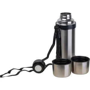 Bicchieri in acciaio inossidabile con set di gadget personalizzati Emanuel - Product Image 2