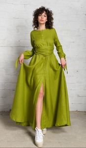 Nouvelle arrivée Retro Lilan up Slim Womens Dress - Product Image 3
