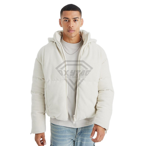 Veste matelassée pour homme de haute qualité OEM, design personnalisé, légère, en nylon et polyester, veste d'hiver à bulles, veste matelassée pour homme - Product Image 6