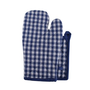 100% Cotton Oven Mitts with Silicone Strip <b>Green</b> Pot Holders for Cooking <b>Microwave</b> Baking Home Food Protection for Restaurants - Product Image 5