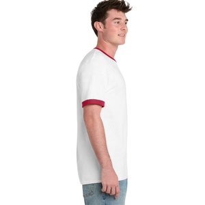 T-shirt uni à col rond pour homme, manches courtes, personnalisable avec logo, vêtements promotionnels, marque privée, vente en gros - Product Image 5