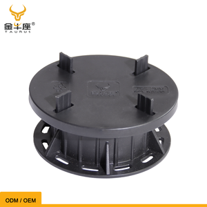 Pied de support réglable en plastique Taurus pour poutre de terrasse, support pour terrasse composite, carreaux de porcelaine, pavés, système de sol extérieur - Product Image 4