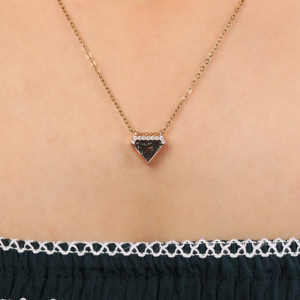 Chaîne de pendentif personnalisée en forme de diamant en or massif 18KT cultivé en laboratoire pour toutes les occasions, y compris les fiançailles pour les femmes - Product Image 5