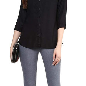 Chemise à col rabattu de la meilleure qualité sur mesure pour femmes Produit pour adultes à forte demande - Product Image 5