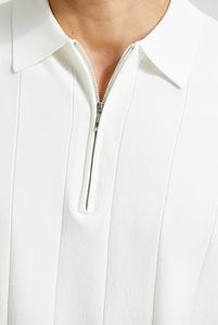 Camiseta de Manga Corta para Hombre, con Logotipo Personalizado, de Alta Calidad, con Cierre, Tejida, 100% Algodón, con Bolsillo, Antiarrugas, Estilo Casual, Largo Regular - Product Image 4