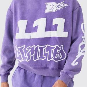 Derniers hommes casual 100% coton Street wear survêtement ensemble dernier jogging vêtements de sport survêtement en coton pour hommes - Product Image 2