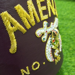 Shriner FEZ กรณี Maroon ที่มีชื่อวัด EMBROIDERED-HSE มือ - Product Image 5