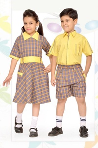 Conjunto de uniformes de escuela primaria para niños y niñas, fabricante de uniformes OEM de excelente calidad, venta al por mayor - Product Image 5
