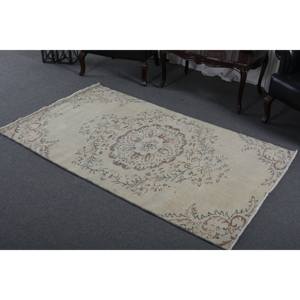 Alfombra Vintage turca marrón Beige antigua, 39x68 pies, tejido plano, patrón de retazos, lana, látex, respaldo para sala de estar, 4m de ancho - Product Image 2