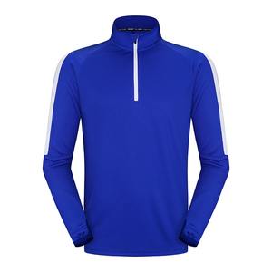 Jersey de lana con media cremallera para hombre de alta calidad, interior cálido, mezcla de algodón, ropa gruesa de invierno, OEM, ODM, logotipo bordado, fábrica al por mayor - Product Image 6
