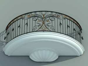 Décoration de balcon avec rampe en fer forgé fabriquée au Vietnam par un fabricant qualifié utilisant des matériaux d'origine vietnamienne - Product Image 6