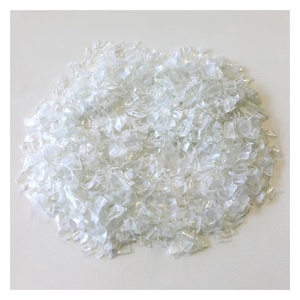 Flocons de PET recyclés, lavés à chaud, propres, issus de bouteilles PET, pour la production de fibres et de polyester, exportation - Product Image 3