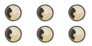 Set di 6 Piatti da Dessert in Ceramica Rotondi Minimalisti con Smalto Reattivo Lucido e Stampa Digitale in Rilievo Excelsa Dioniso - Product Image 6