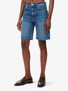 Pantalones Cortos Bermuda Vaqueros de Camuflaje Transpirables Vintage para Hombre, de Talle Alto, Largura hasta la Rodilla, Pierna Ancha, Cierre de Botón, Bordado, Efecto Desgastado - Product Image 3