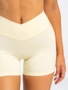 Personnalisé été Fitness taille haute Yoga Biker Shorts attrayant haute Stretch ventre contrôle Gym Leggings pour les femmes - Product Image 3