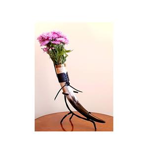 100% Vase à fleurs en corne de buffle 3 pièces Vase à fleurs en corne naturelle pour la décoration de la maison et les mariages - Product Image 6